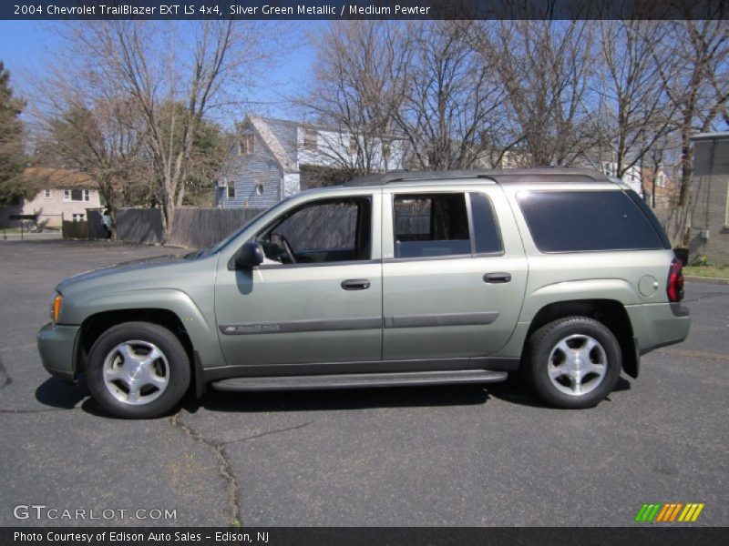 Silver Green Metallic / Medium Pewter 2004 Chevrolet TrailBlazer EXT LS 4x4