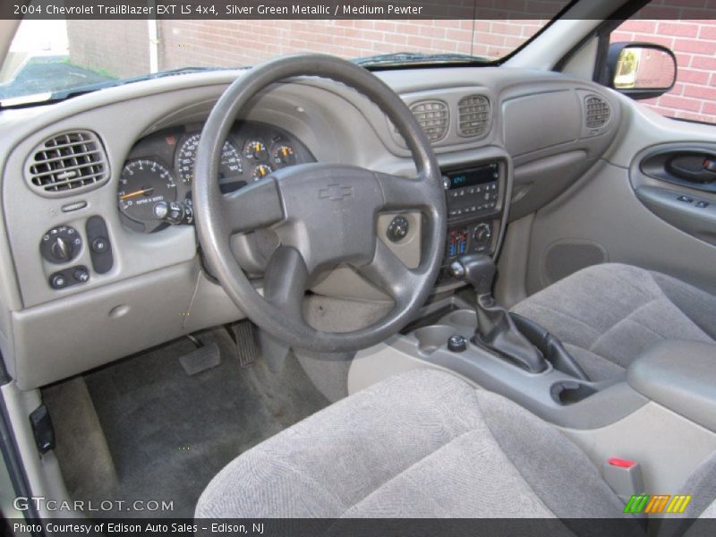 Silver Green Metallic / Medium Pewter 2004 Chevrolet TrailBlazer EXT LS 4x4