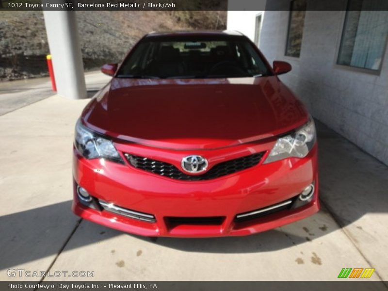 Barcelona Red Metallic / Black/Ash 2012 Toyota Camry SE