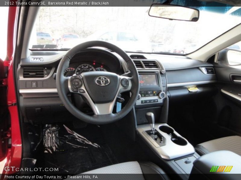 Barcelona Red Metallic / Black/Ash 2012 Toyota Camry SE