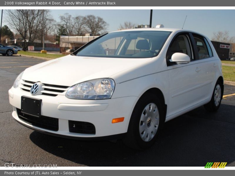 Candy White / Anthracite Black 2008 Volkswagen Rabbit 4 Door