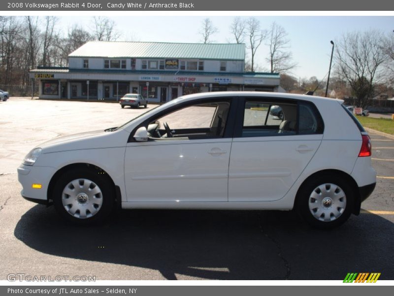 Candy White / Anthracite Black 2008 Volkswagen Rabbit 4 Door