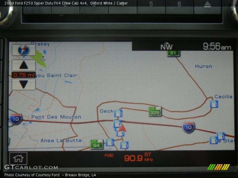 Oxford White / Camel 2009 Ford F250 Super Duty FX4 Crew Cab 4x4
