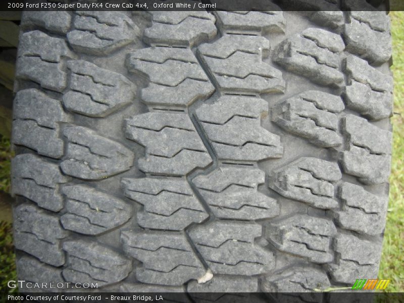 Oxford White / Camel 2009 Ford F250 Super Duty FX4 Crew Cab 4x4