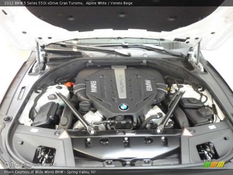  2012 5 Series 550i xDrive Gran Turismo Engine - 4.4 Liter DI TwinPower Turbocharged DOHC 32-Valve VVT V8