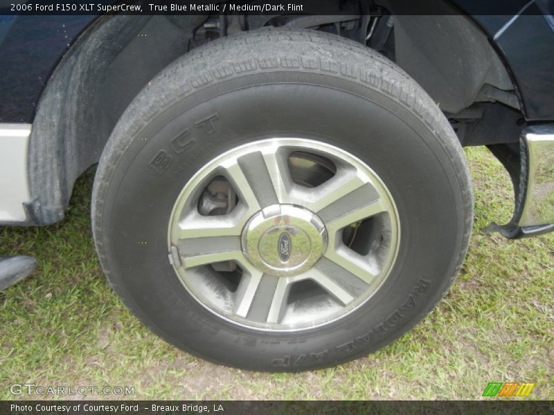 True Blue Metallic / Medium/Dark Flint 2006 Ford F150 XLT SuperCrew