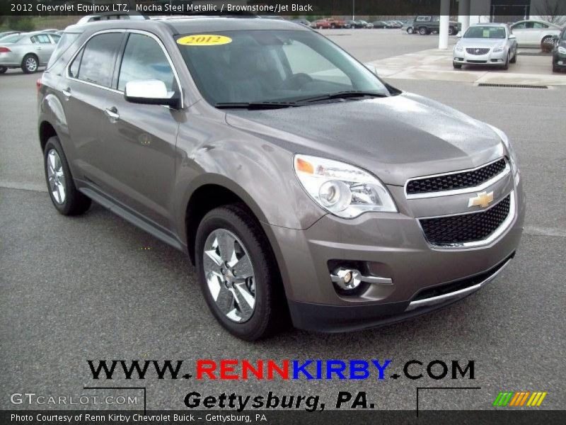 Mocha Steel Metallic / Brownstone/Jet Black 2012 Chevrolet Equinox LTZ