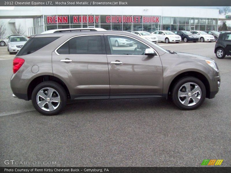 Mocha Steel Metallic / Brownstone/Jet Black 2012 Chevrolet Equinox LTZ