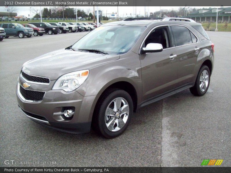 Mocha Steel Metallic / Brownstone/Jet Black 2012 Chevrolet Equinox LTZ