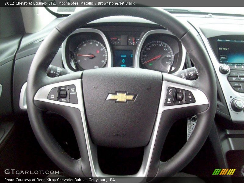 Mocha Steel Metallic / Brownstone/Jet Black 2012 Chevrolet Equinox LTZ