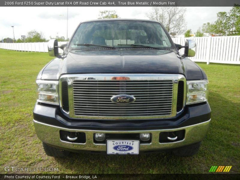 True Blue Metallic / Medium Flint 2006 Ford F250 Super Duty Lariat FX4 Off Road Crew Cab 4x4