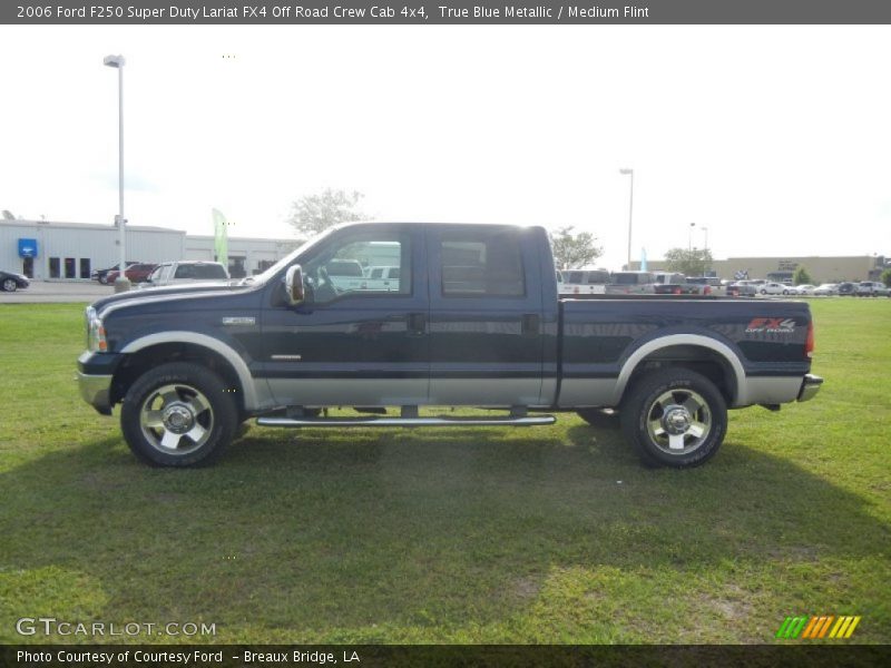 True Blue Metallic / Medium Flint 2006 Ford F250 Super Duty Lariat FX4 Off Road Crew Cab 4x4