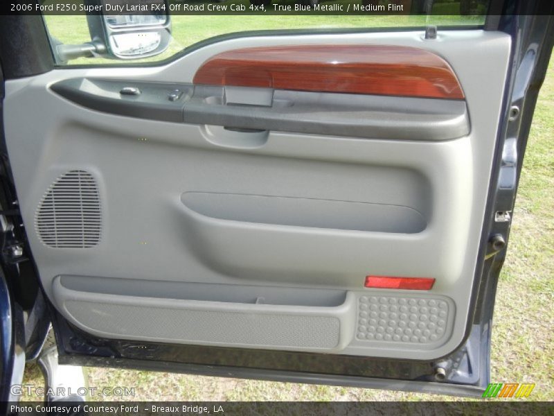 True Blue Metallic / Medium Flint 2006 Ford F250 Super Duty Lariat FX4 Off Road Crew Cab 4x4