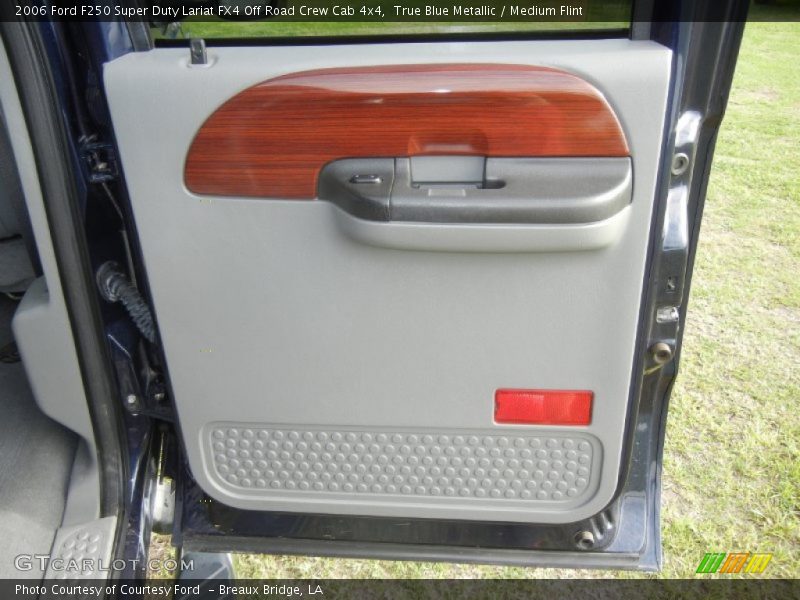 True Blue Metallic / Medium Flint 2006 Ford F250 Super Duty Lariat FX4 Off Road Crew Cab 4x4