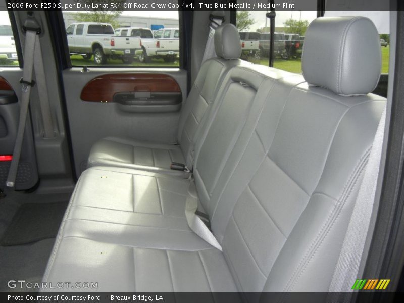 True Blue Metallic / Medium Flint 2006 Ford F250 Super Duty Lariat FX4 Off Road Crew Cab 4x4