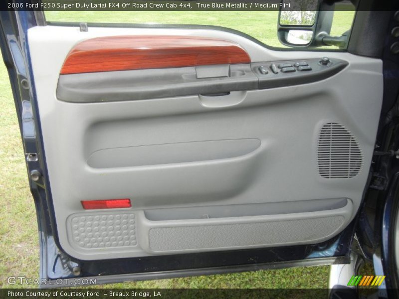 True Blue Metallic / Medium Flint 2006 Ford F250 Super Duty Lariat FX4 Off Road Crew Cab 4x4