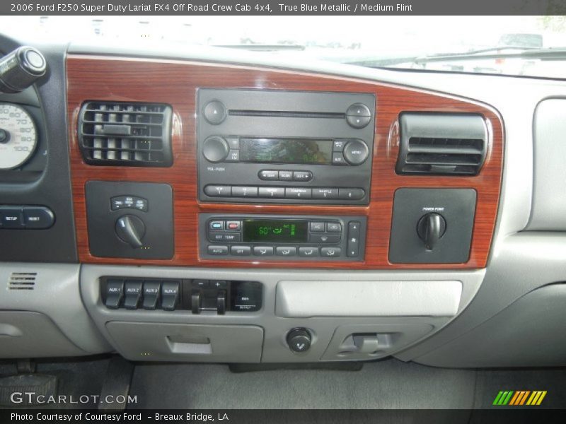 True Blue Metallic / Medium Flint 2006 Ford F250 Super Duty Lariat FX4 Off Road Crew Cab 4x4