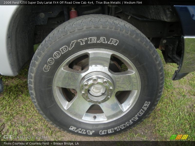 True Blue Metallic / Medium Flint 2006 Ford F250 Super Duty Lariat FX4 Off Road Crew Cab 4x4