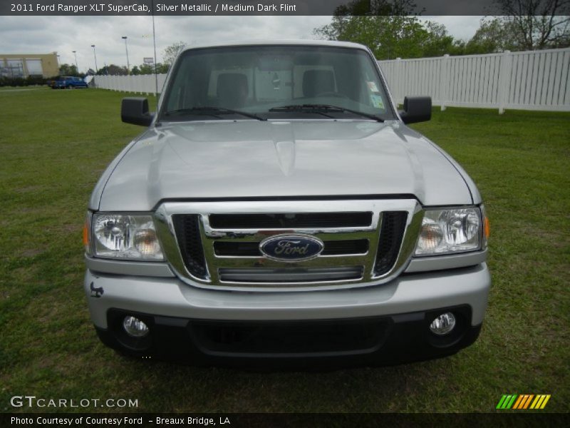 Silver Metallic / Medium Dark Flint 2011 Ford Ranger XLT SuperCab