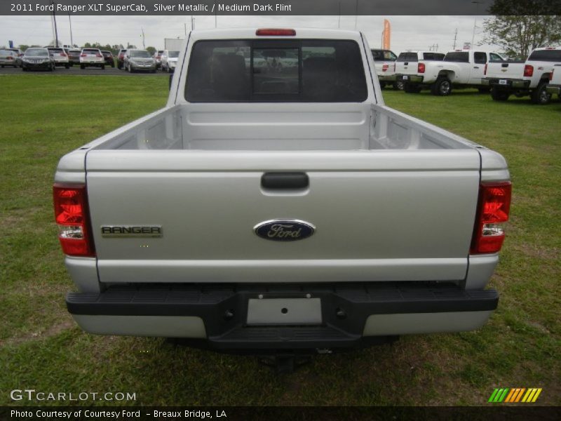 Silver Metallic / Medium Dark Flint 2011 Ford Ranger XLT SuperCab