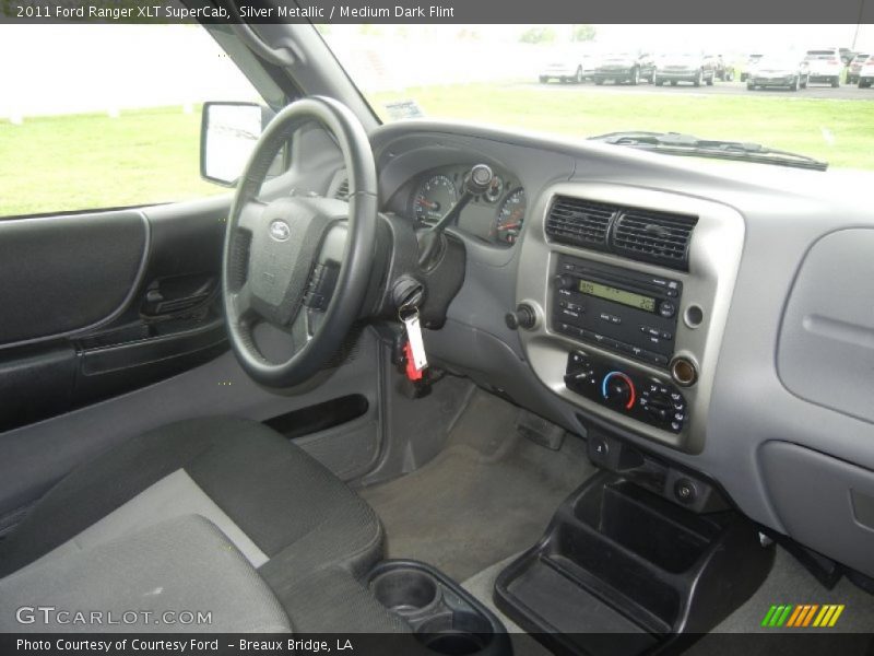 Silver Metallic / Medium Dark Flint 2011 Ford Ranger XLT SuperCab