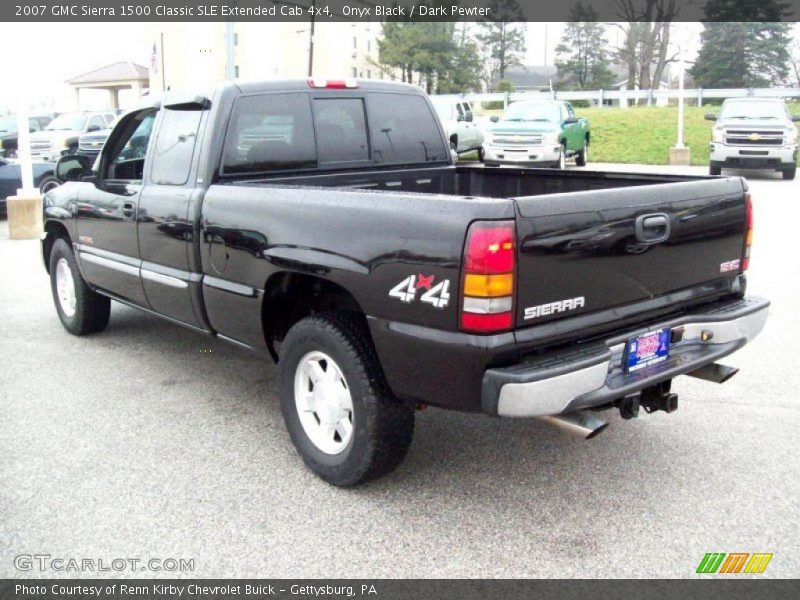 Onyx Black / Dark Pewter 2007 GMC Sierra 1500 Classic SLE Extended Cab 4x4