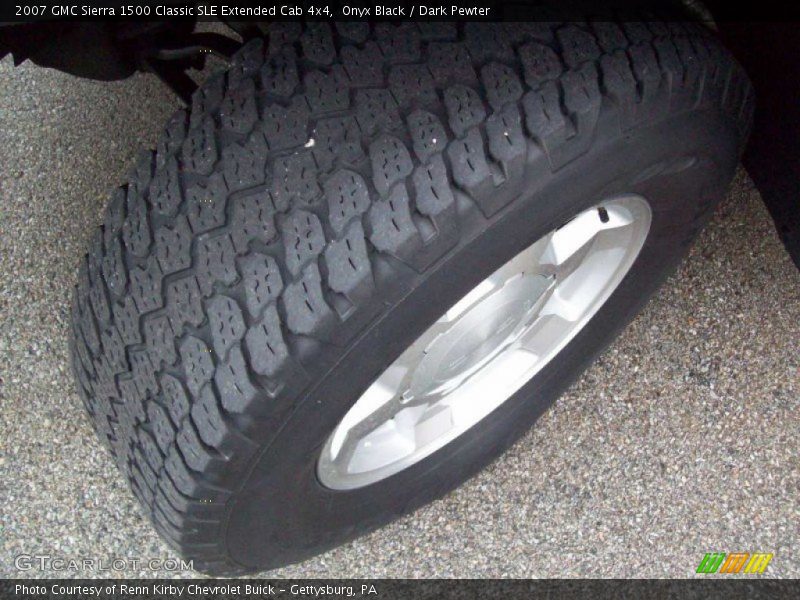 Onyx Black / Dark Pewter 2007 GMC Sierra 1500 Classic SLE Extended Cab 4x4