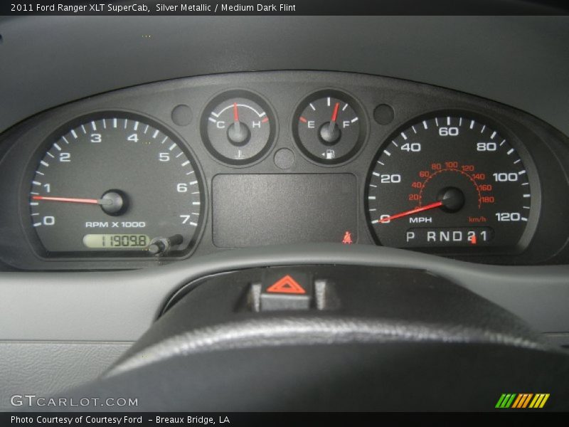  2011 Ranger XLT SuperCab XLT SuperCab Gauges