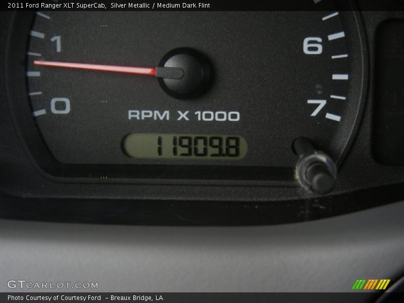 Silver Metallic / Medium Dark Flint 2011 Ford Ranger XLT SuperCab