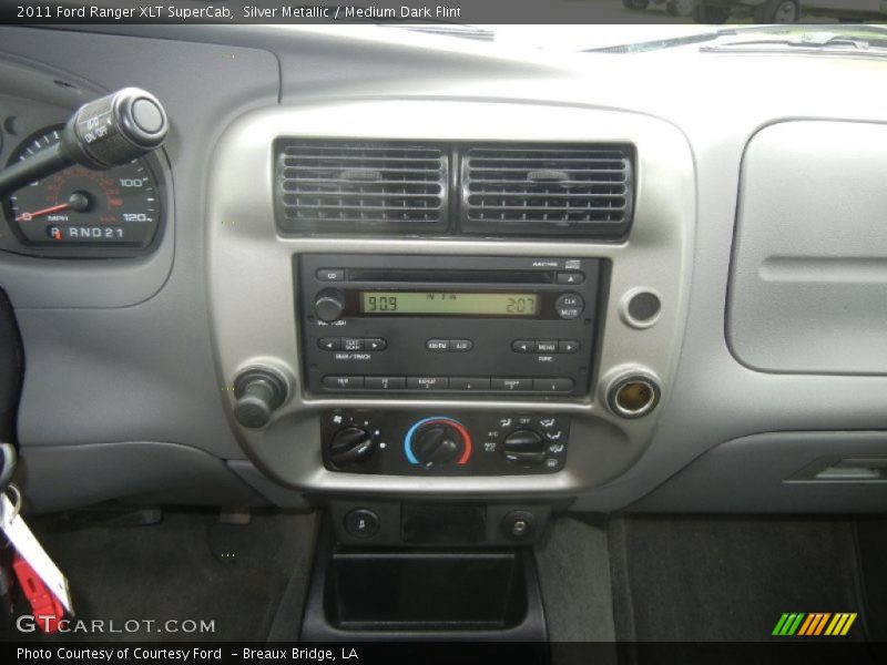 Silver Metallic / Medium Dark Flint 2011 Ford Ranger XLT SuperCab