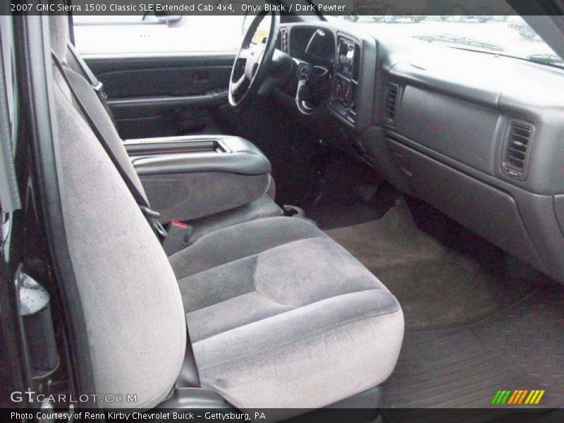 Onyx Black / Dark Pewter 2007 GMC Sierra 1500 Classic SLE Extended Cab 4x4