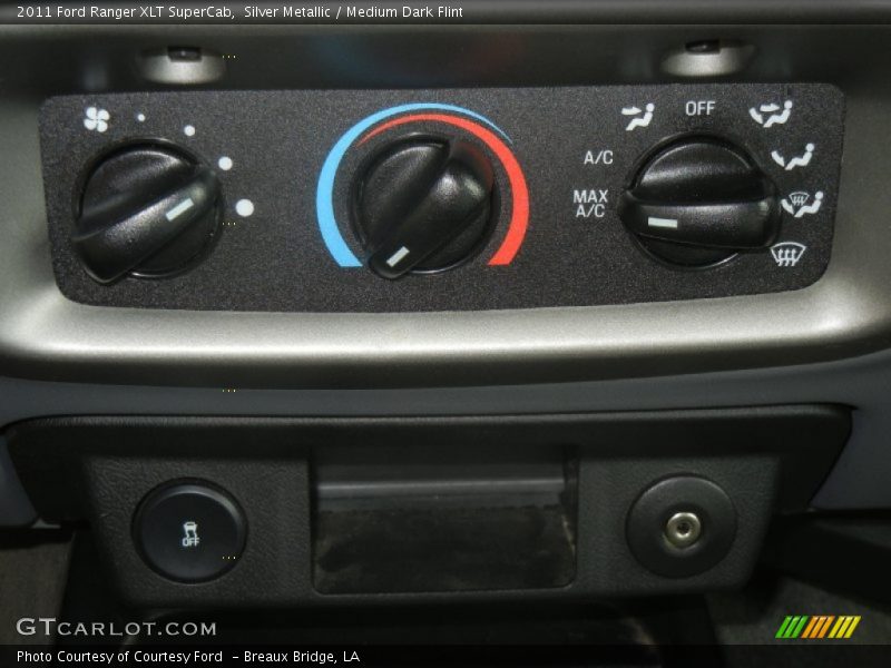 Controls of 2011 Ranger XLT SuperCab