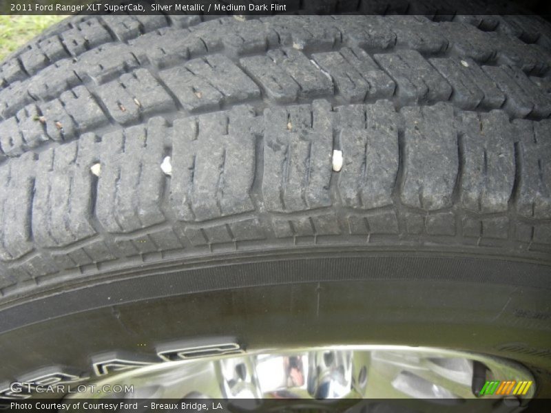 Silver Metallic / Medium Dark Flint 2011 Ford Ranger XLT SuperCab