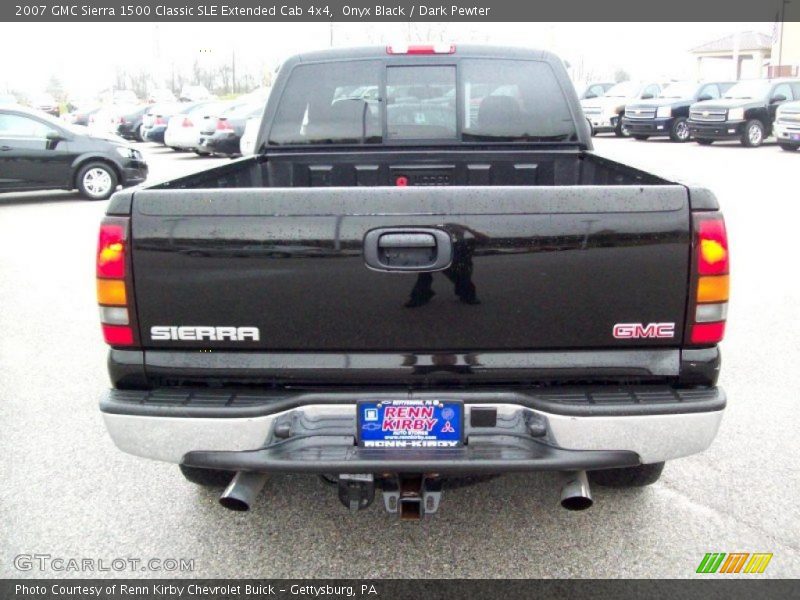 Onyx Black / Dark Pewter 2007 GMC Sierra 1500 Classic SLE Extended Cab 4x4