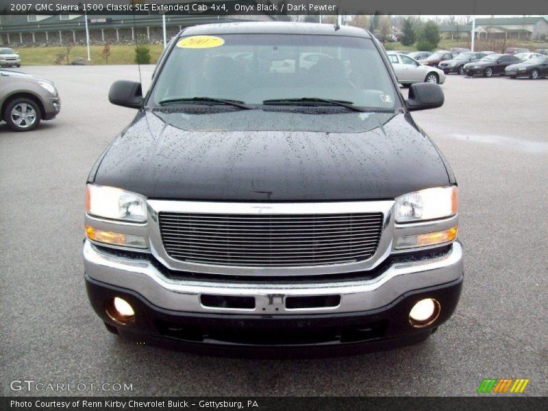 Onyx Black / Dark Pewter 2007 GMC Sierra 1500 Classic SLE Extended Cab 4x4