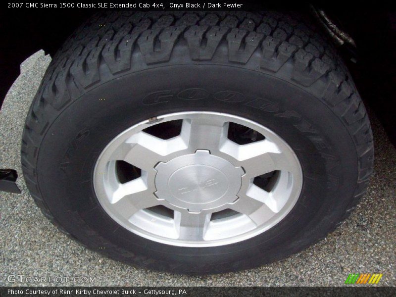 Onyx Black / Dark Pewter 2007 GMC Sierra 1500 Classic SLE Extended Cab 4x4