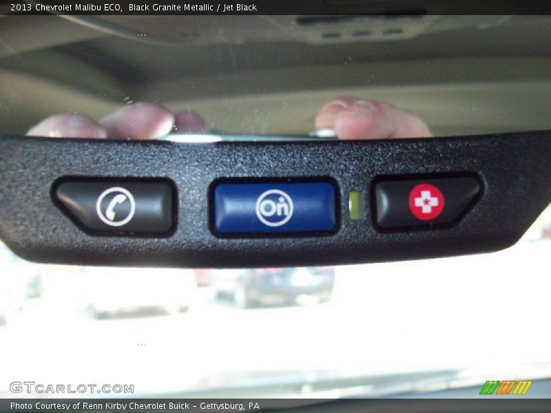 Black Granite Metallic / Jet Black 2013 Chevrolet Malibu ECO