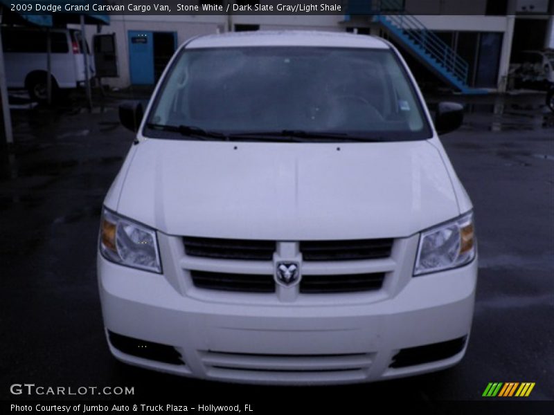 Stone White / Dark Slate Gray/Light Shale 2009 Dodge Grand Caravan Cargo Van