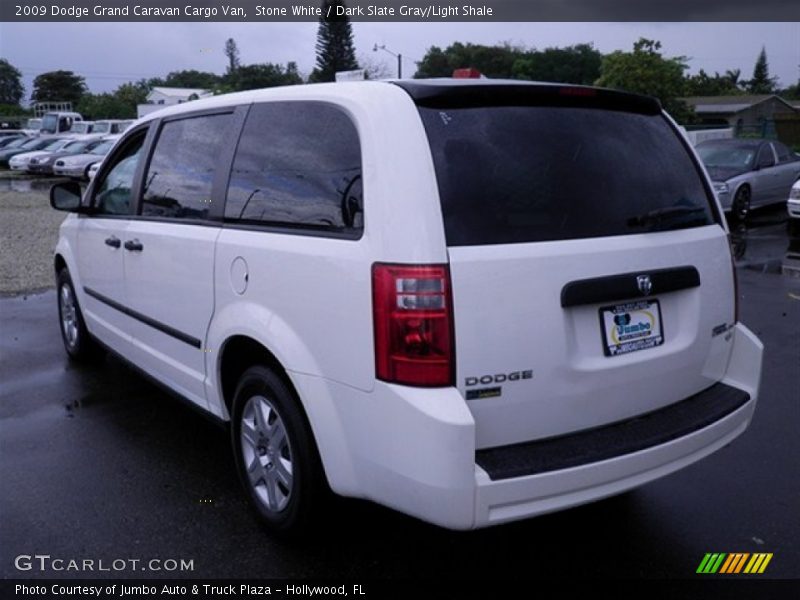 Stone White / Dark Slate Gray/Light Shale 2009 Dodge Grand Caravan Cargo Van