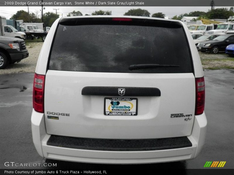 Stone White / Dark Slate Gray/Light Shale 2009 Dodge Grand Caravan Cargo Van
