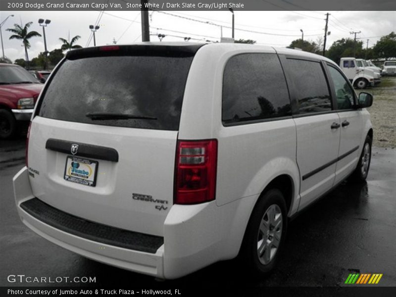 Stone White / Dark Slate Gray/Light Shale 2009 Dodge Grand Caravan Cargo Van