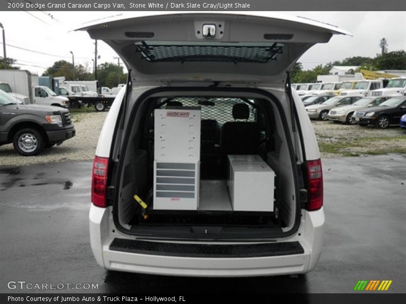 Stone White / Dark Slate Gray/Light Shale 2009 Dodge Grand Caravan Cargo Van