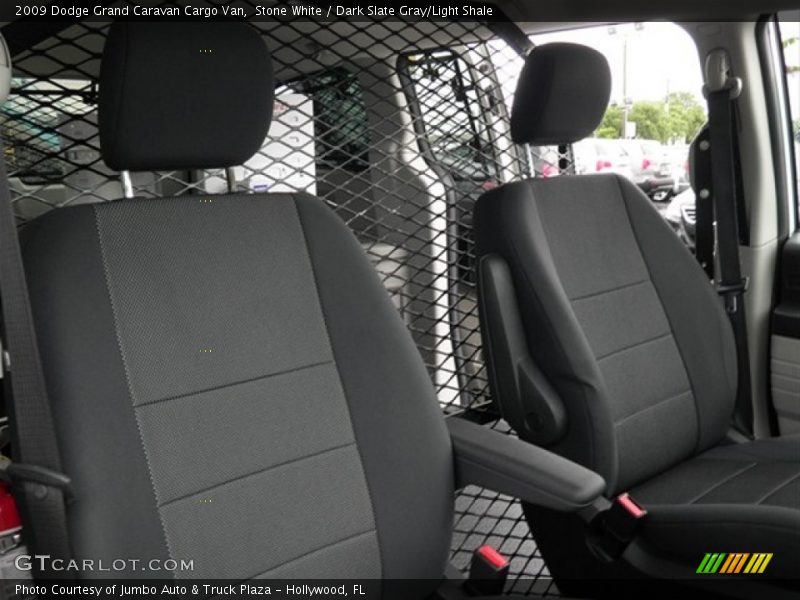 Stone White / Dark Slate Gray/Light Shale 2009 Dodge Grand Caravan Cargo Van