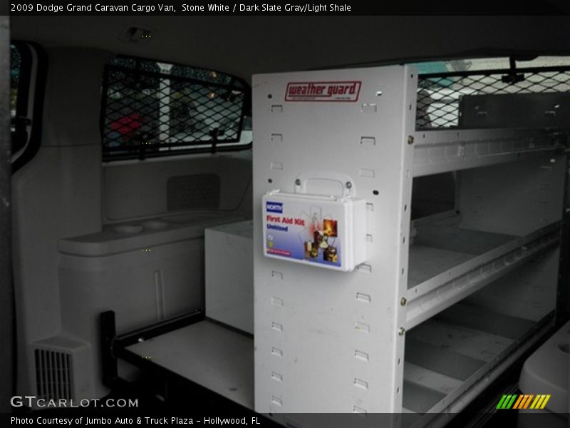 Stone White / Dark Slate Gray/Light Shale 2009 Dodge Grand Caravan Cargo Van