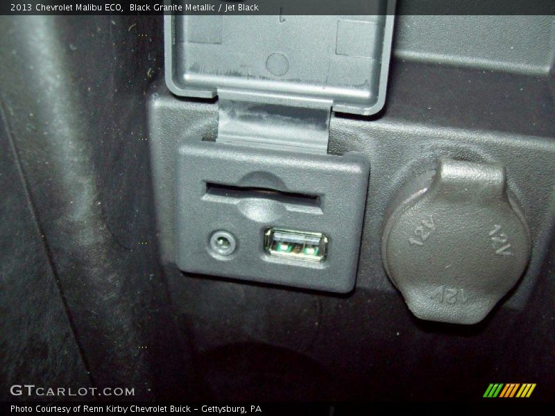 Black Granite Metallic / Jet Black 2013 Chevrolet Malibu ECO