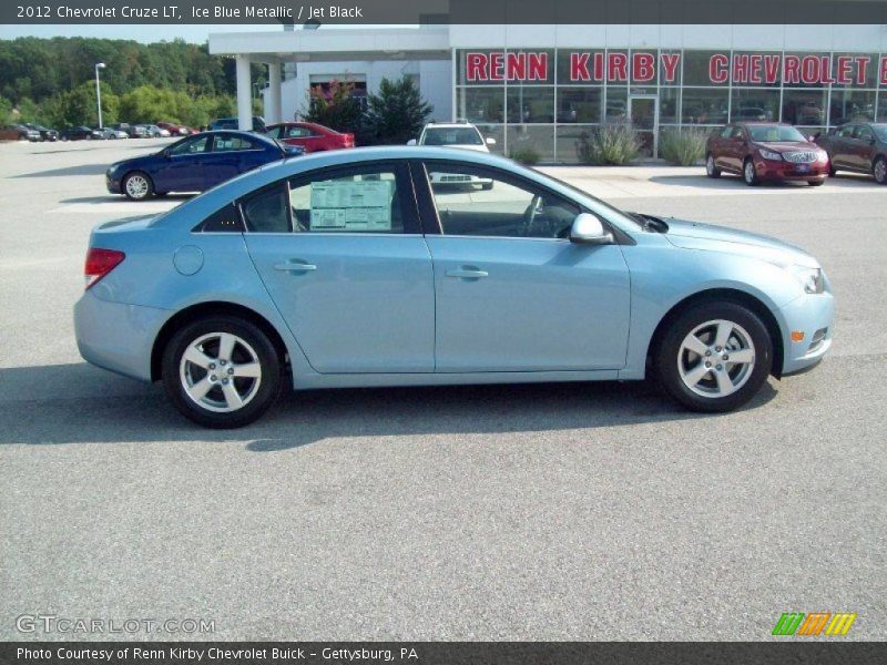 Ice Blue Metallic / Jet Black 2012 Chevrolet Cruze LT