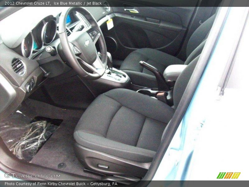Ice Blue Metallic / Jet Black 2012 Chevrolet Cruze LT