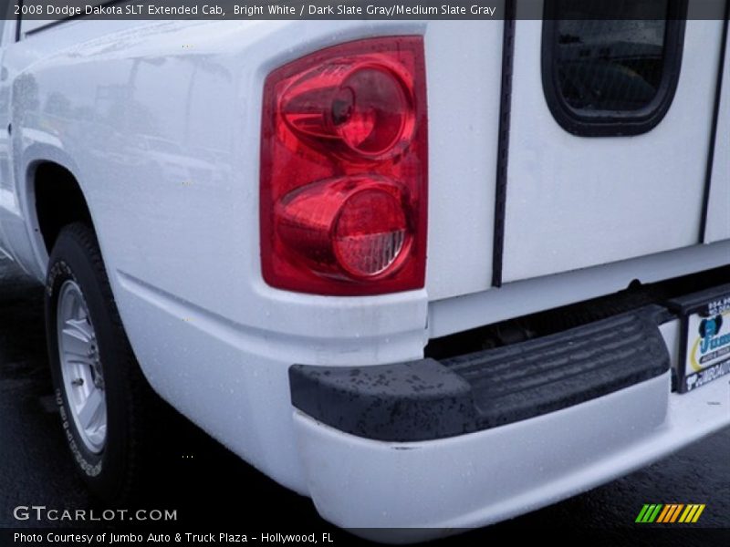 Bright White / Dark Slate Gray/Medium Slate Gray 2008 Dodge Dakota SLT Extended Cab