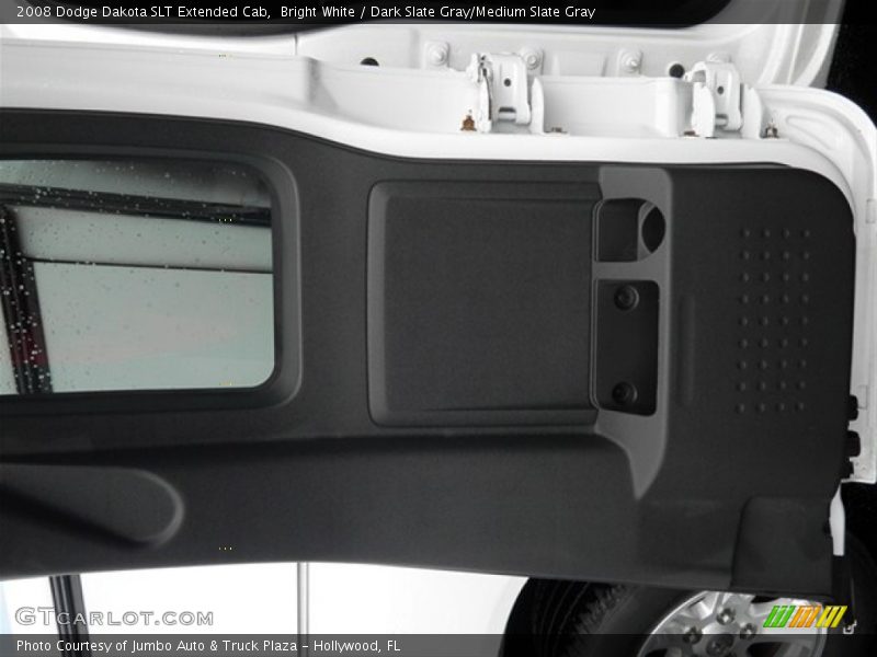 Bright White / Dark Slate Gray/Medium Slate Gray 2008 Dodge Dakota SLT Extended Cab