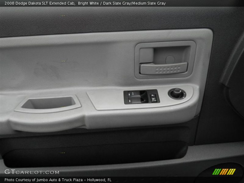 Bright White / Dark Slate Gray/Medium Slate Gray 2008 Dodge Dakota SLT Extended Cab